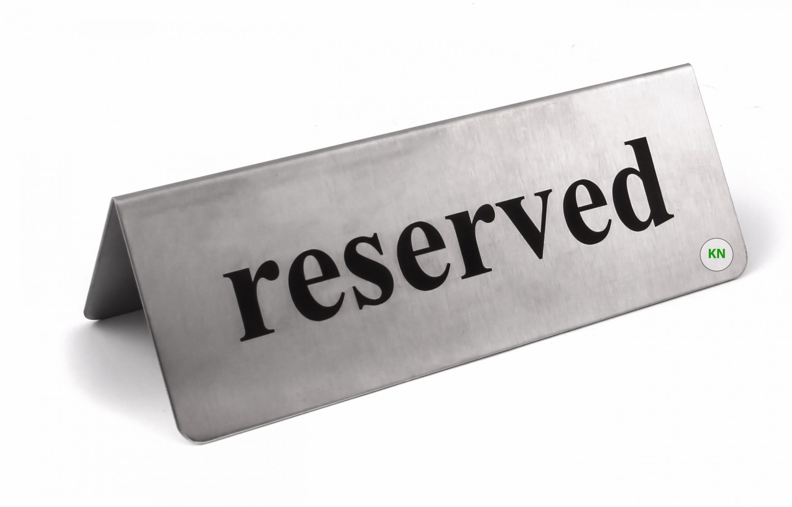 Табличка "Reserved" ("Резерв"), арт. KN-3010