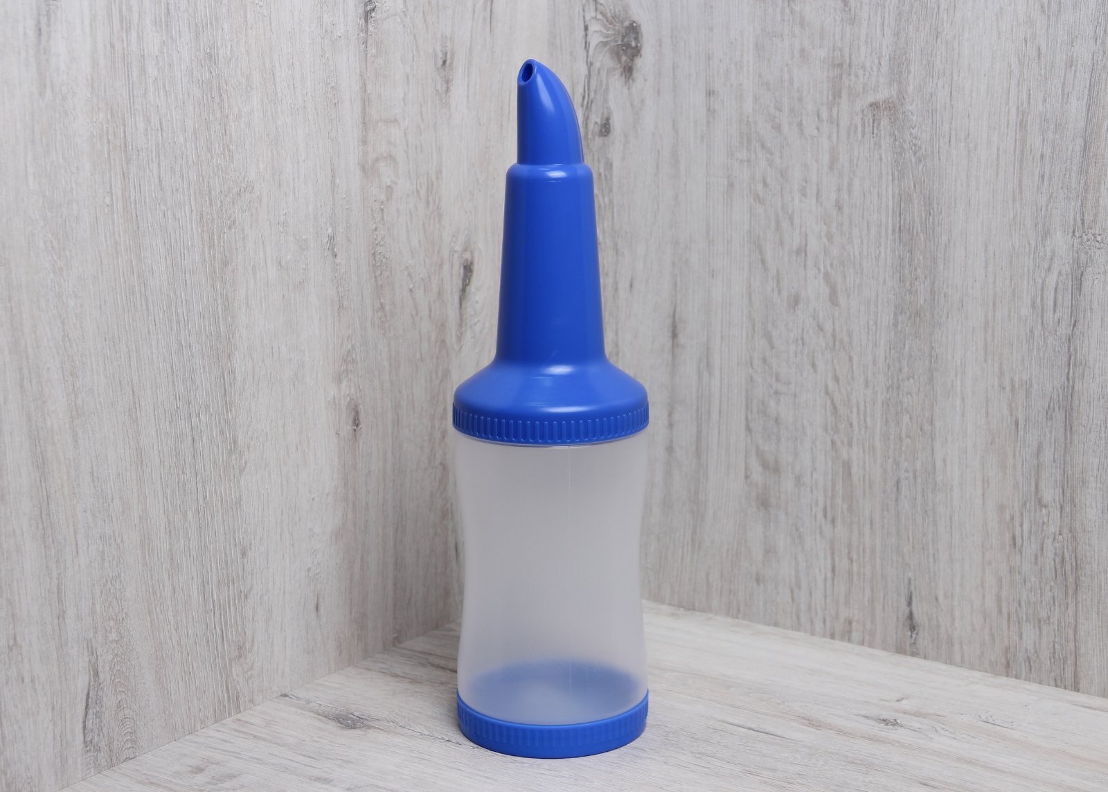 Бутылка с гейзером для дрессинга и флейринга голубая (1,0 л), арт. KN-JW-BSP1 blue