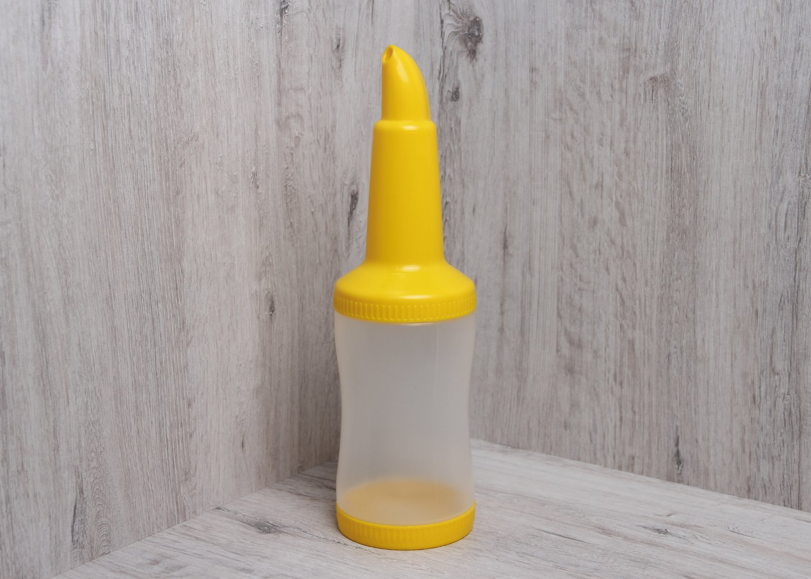 Бутылка с гейзером для дрессинга и флейринга желтая (1,0 л), арт. KN-JW-BSP1 yellow