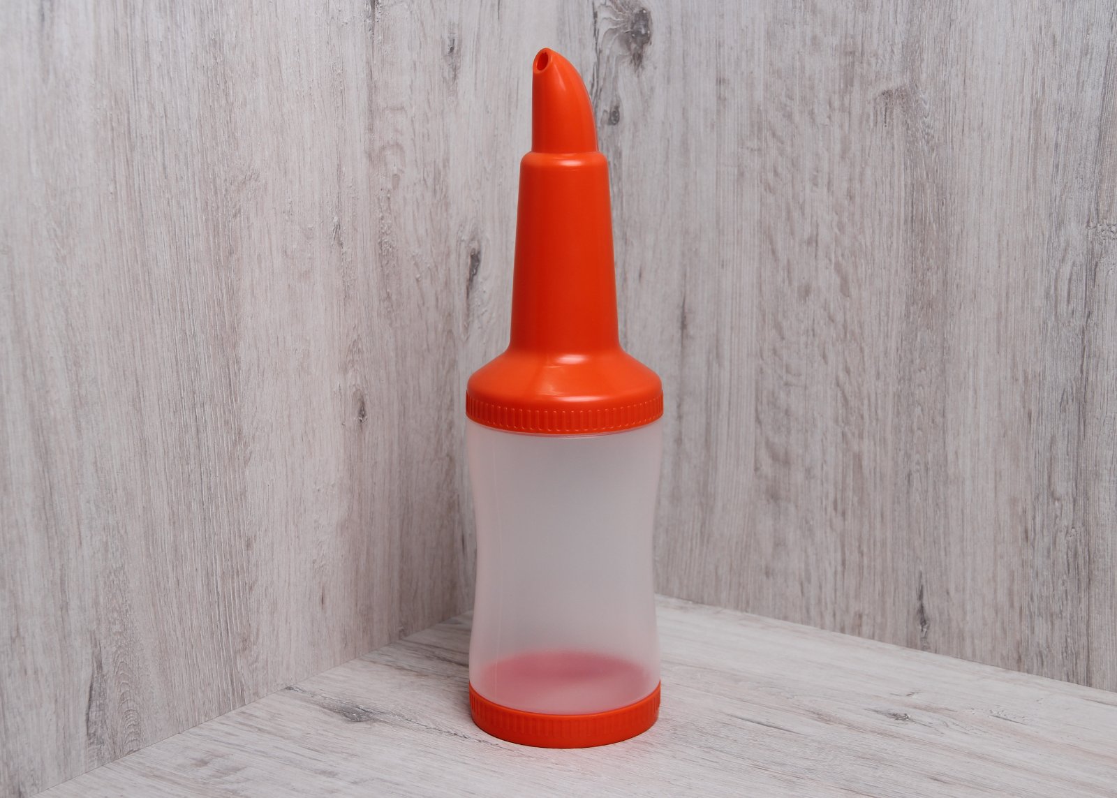 Бутылка с гейзером для дрессинга и флейринга оранжевая (1,0 л)