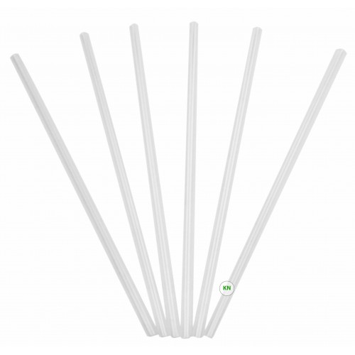 Трубочка фреш прозора без гофри, Ø 7 мм, 21 см, 500 шт.