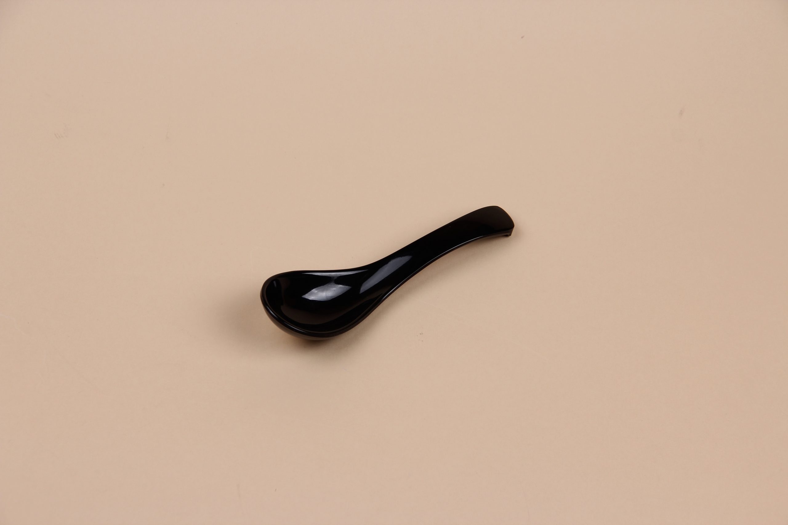 Ложка из меламина чёрная, 145 мм, арт. 611003