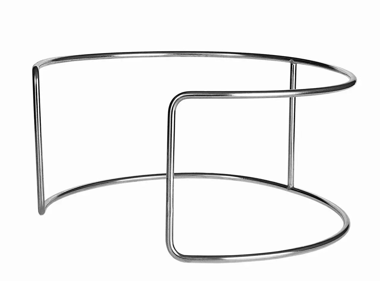 Подставка из нержавеющей стали для тарелок/корзинок низкая, Ø - 26,5 см, h - 13 см, арт. 508100