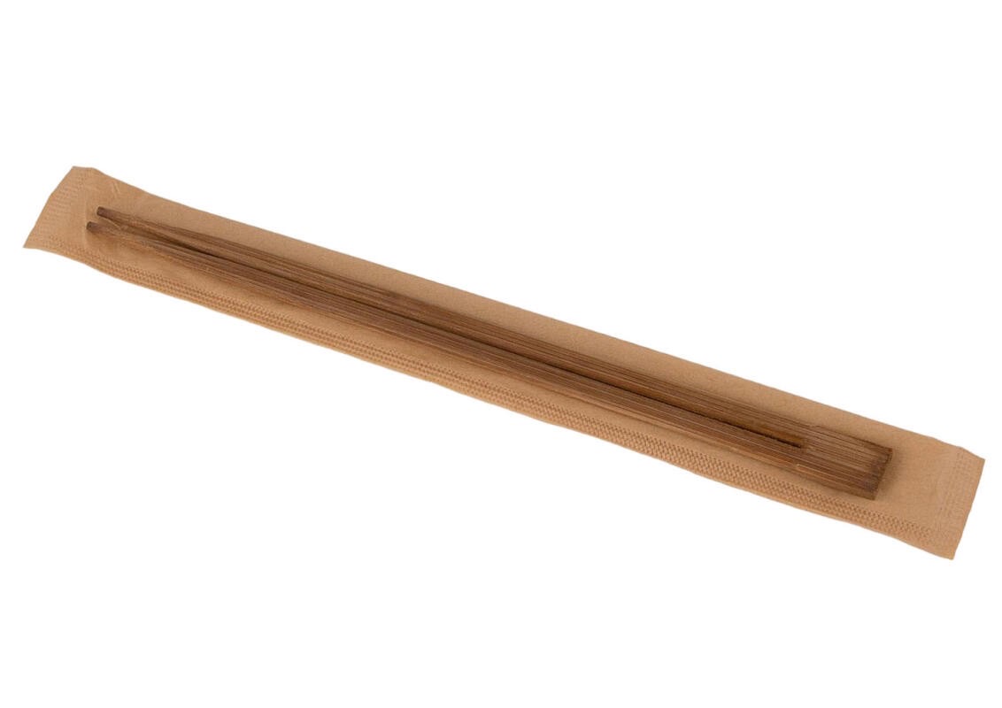 Палички для суші в крафтовій упаковці, 23 см, Ø 4,2 мм, 100 пар