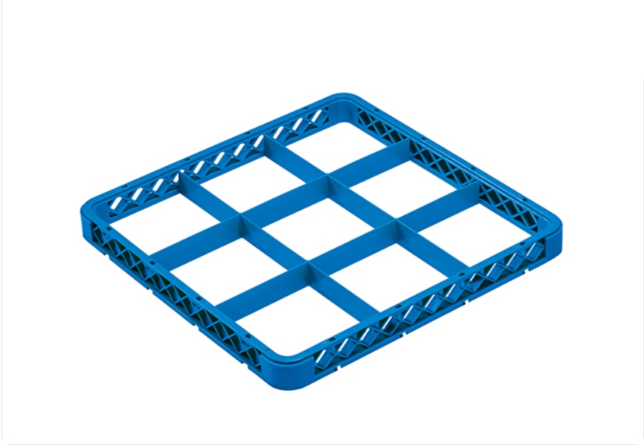 Екстендер для кошика на 9 секцій, 500х500х45 мм, арт. KN-JW-92 PP BLUE