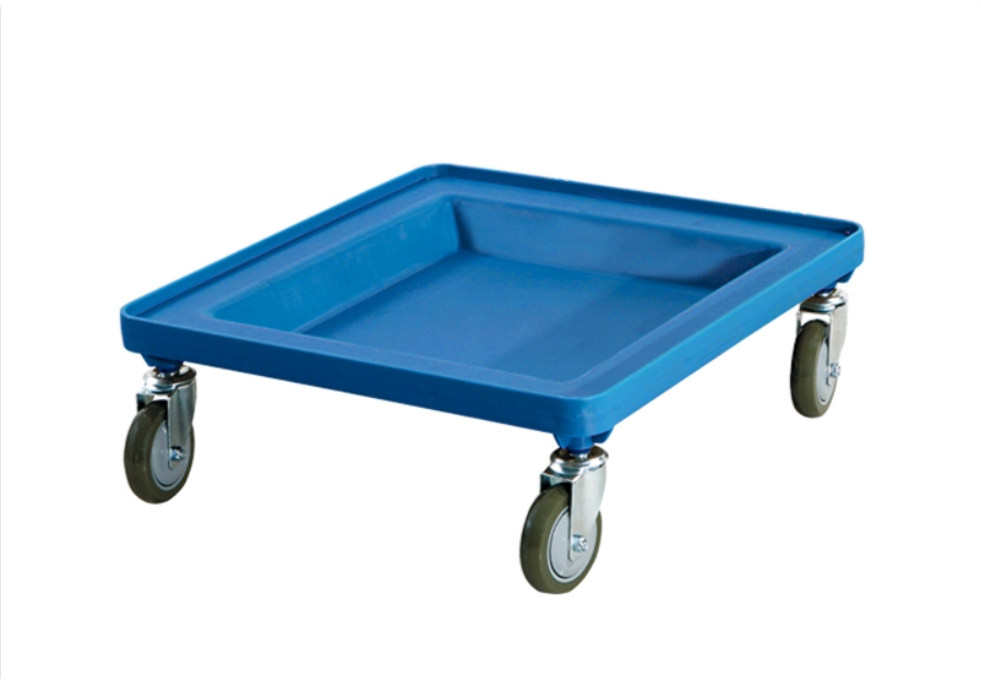 Тележка для корзин голубая, 540х540х185 мм, арт. KN-JW-RT PP BLUE