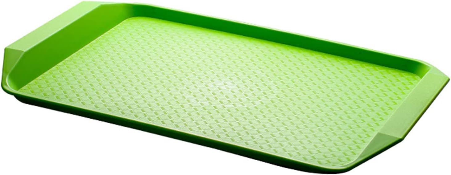 Таця (піднос) прямокутна зелена, 42,5 х30х3, 5 см, арт. 818 FF Green