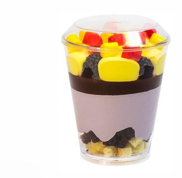 Стакан для десерту, прозорий полістирол, 175 мл, Ø 70 мм, h 98 мм