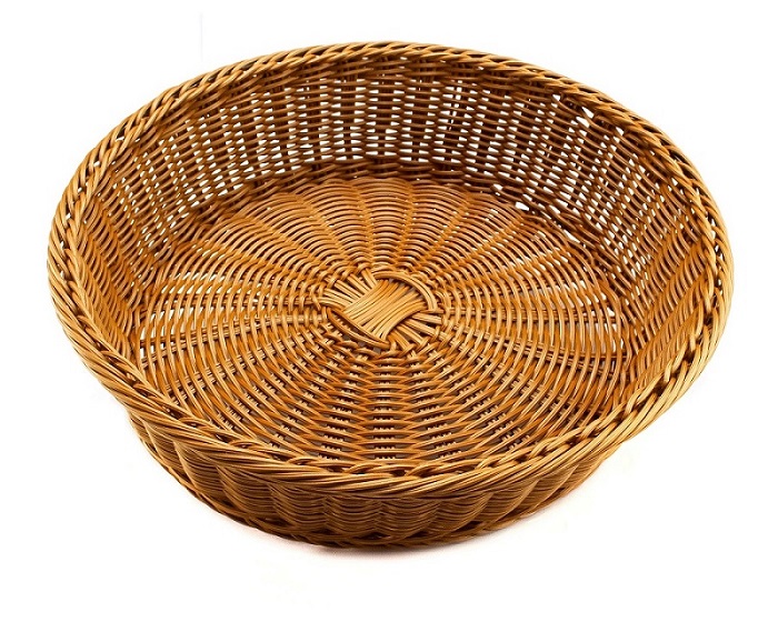 Корзинка круглая, полипропилен, Ø 28 см, h 8 см, арт. KN-JD-2191Y / KN-509101