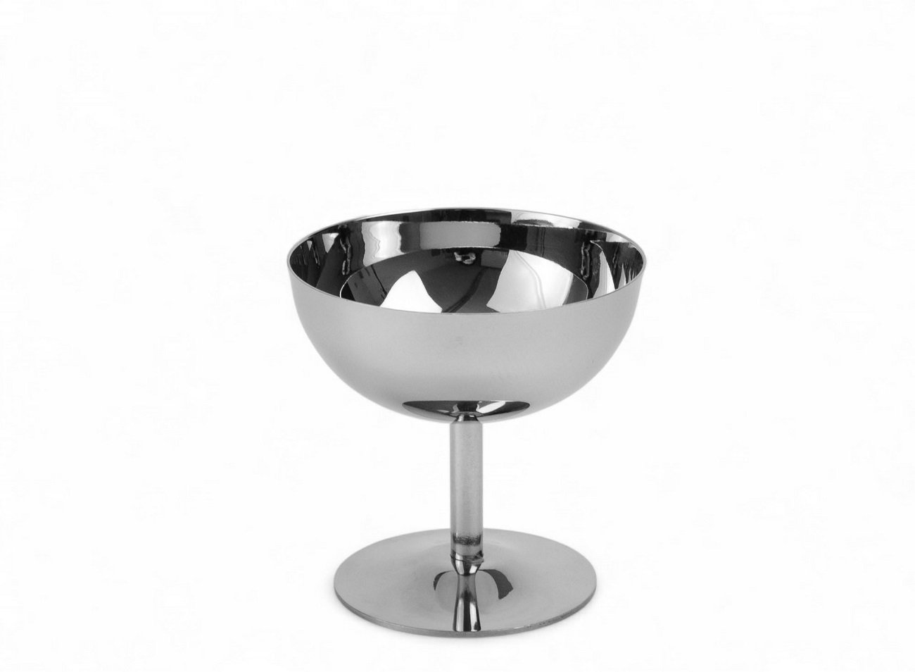 Креманка на ножке, нерж. сталь, V 220 мл, d 10 см, арт. KN-609141