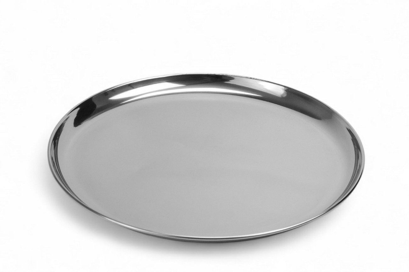 Тарілка, нерж. сталь, Ø 28,5 см, арт. KN-609145