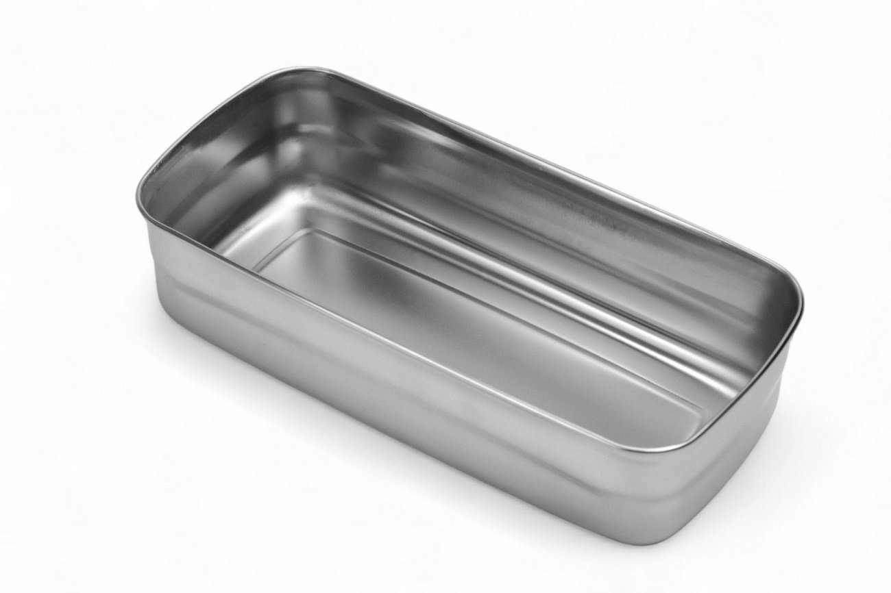 Емкость прямоугольная, нерж. сталь, 19 х 9 см, арт.  KN-609158
