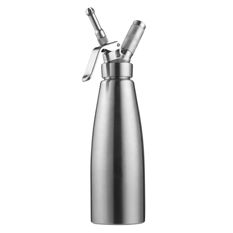 Сифон для сливок Stainless steel, нерж. сталь, 500 мл, Ø 80 мм, h 255 мм, арт. KN-YZ-CD01S