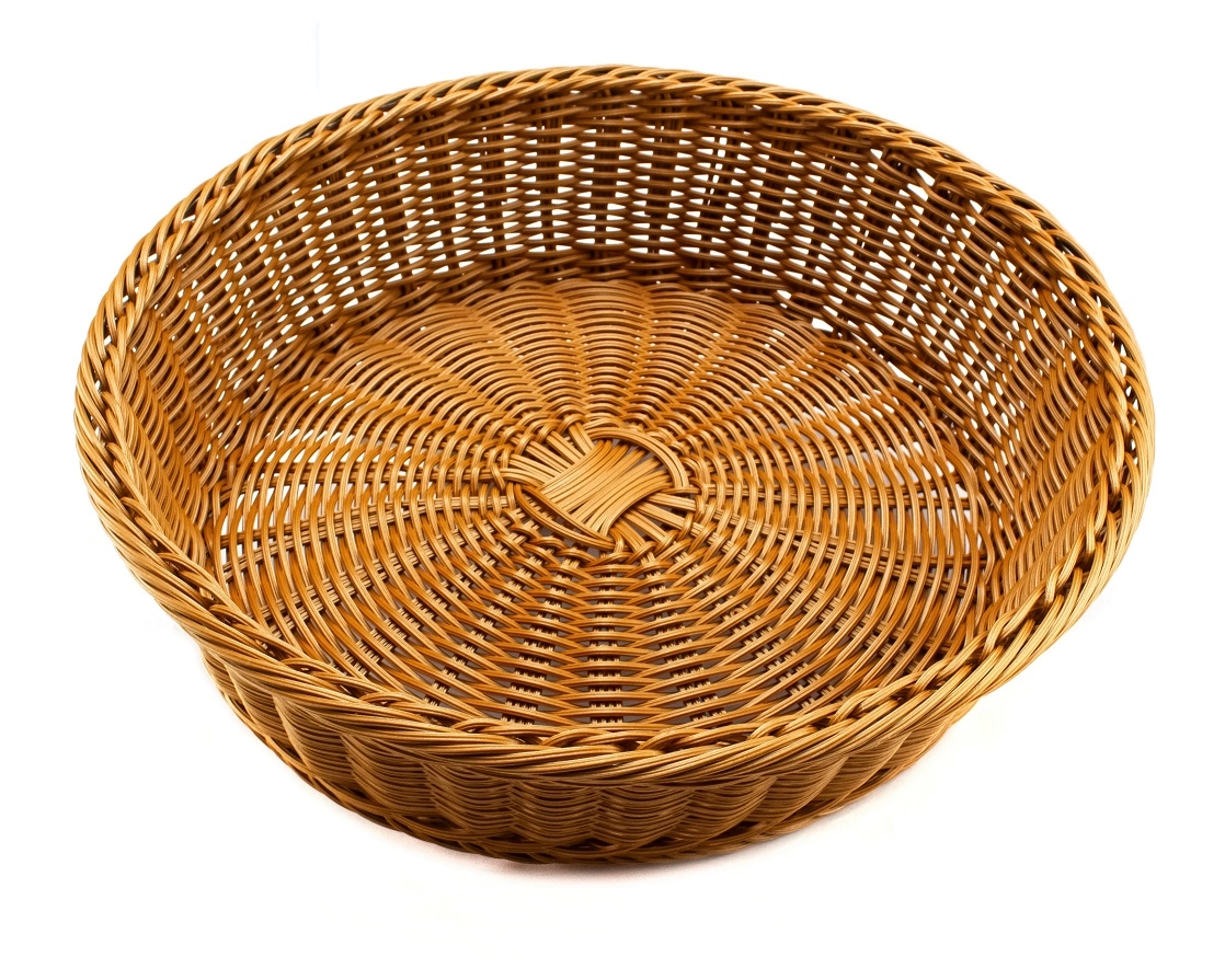 Корзина круглая, Ø 40 см, h 10 см,  PP, арт. 509107