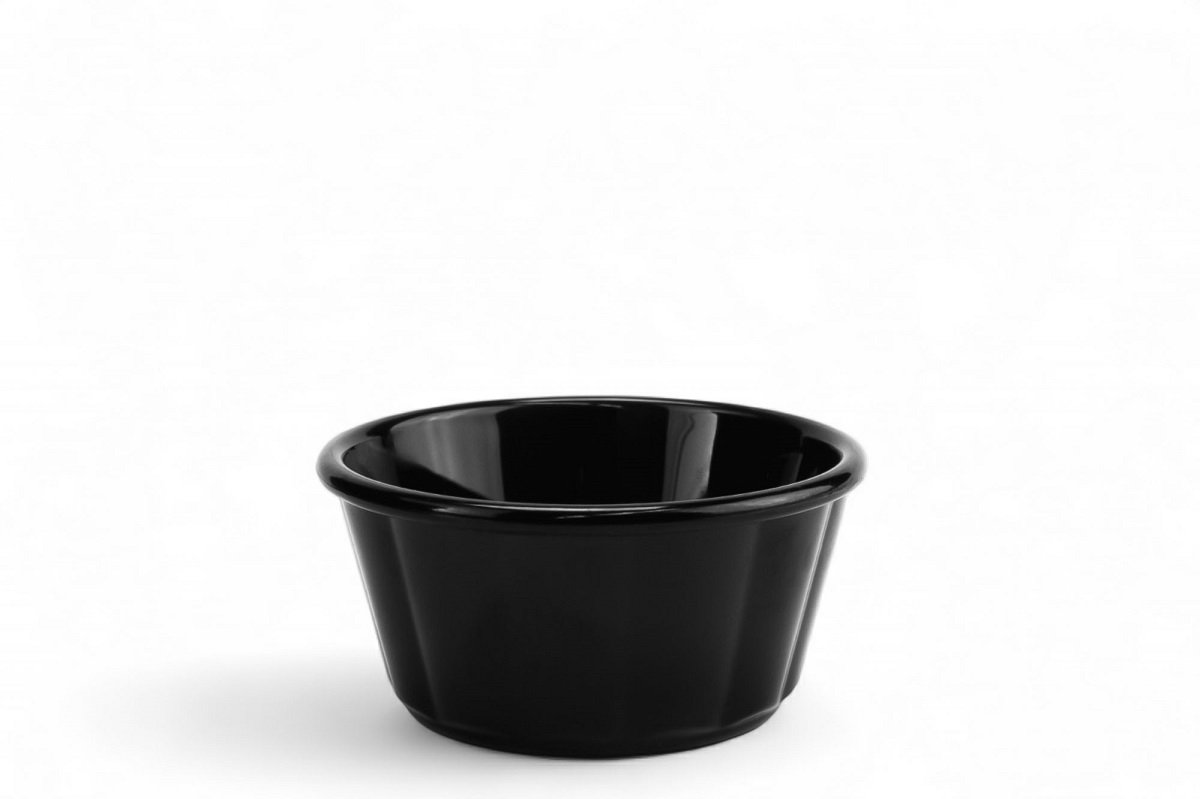 Соусник круглий чорний, полікарбонат, V 80 мл, Ø 71 мм, арт. KN-GS-12Bl / KN-609005