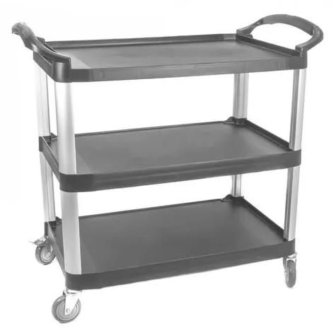 Тележка сервировочная серая, 800х420х950, арт. KN-JW-SSC Grey
